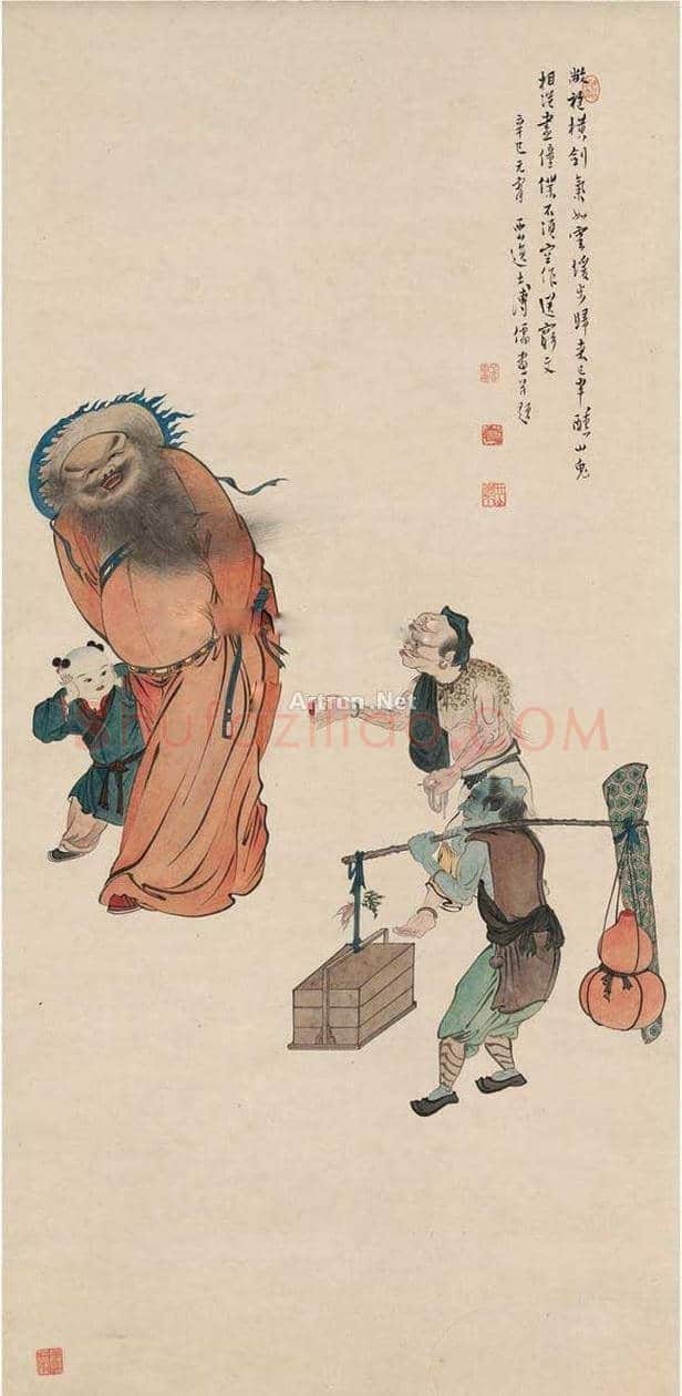 溥儒画钟馗，妙趣横生 | 书画科普