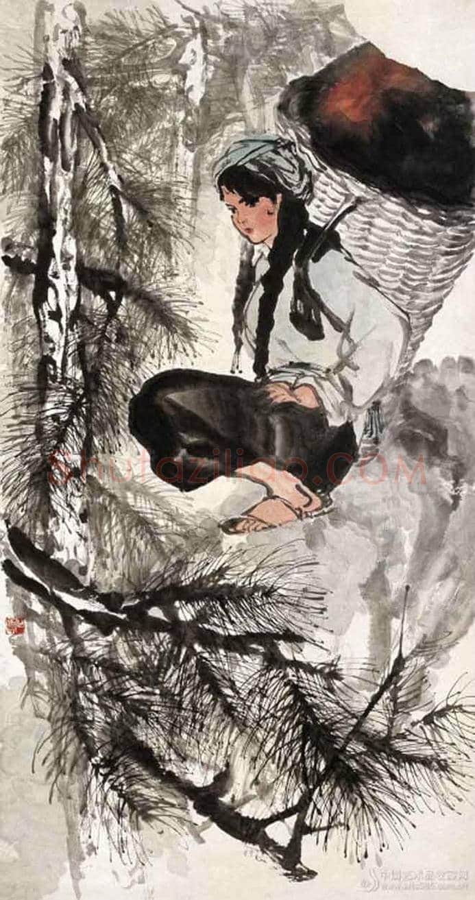 石鲁人物画图赏 | 书画讲解