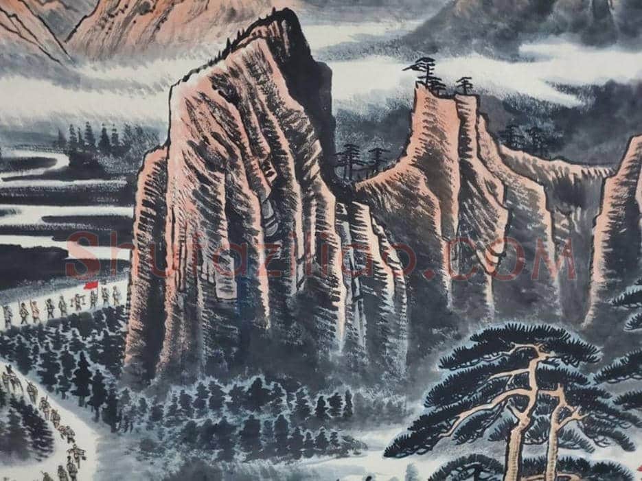 永恒的经典—李可染史诗级巨制《长征》 | 国画作品