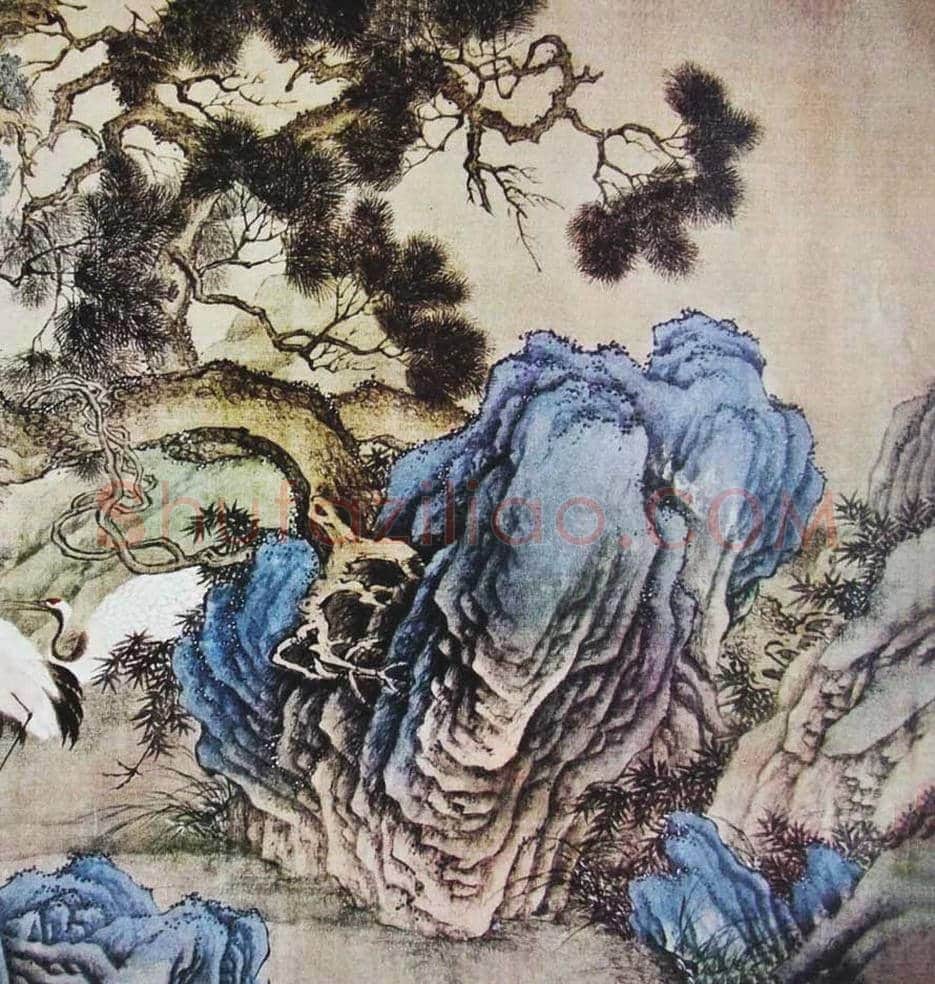 边景昭《百鹤图卷》高清大图欣赏 | 著名国画鉴赏