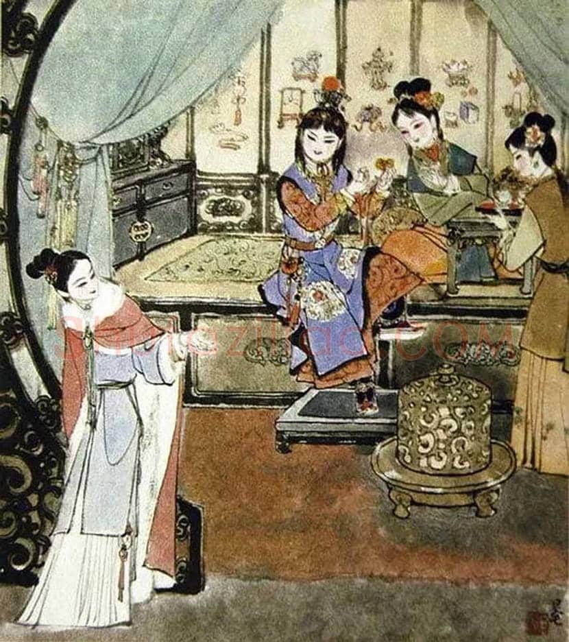 刘旦宅红楼梦插画欣赏 | 书画学堂