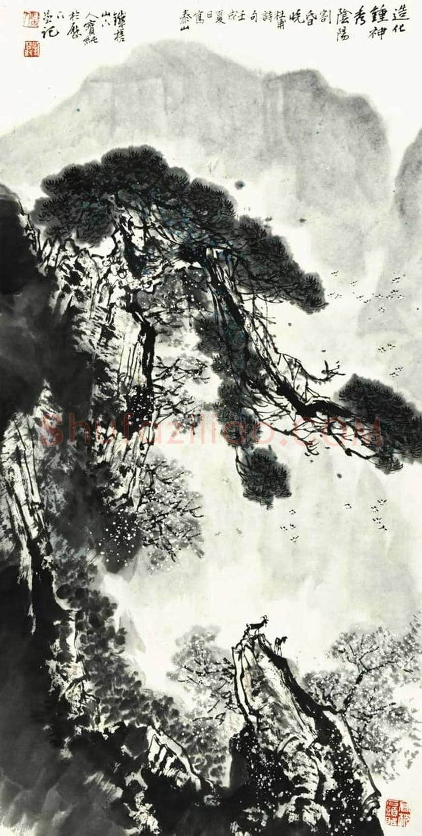 刘宝纯山水画作品欣赏 | 书画讲解