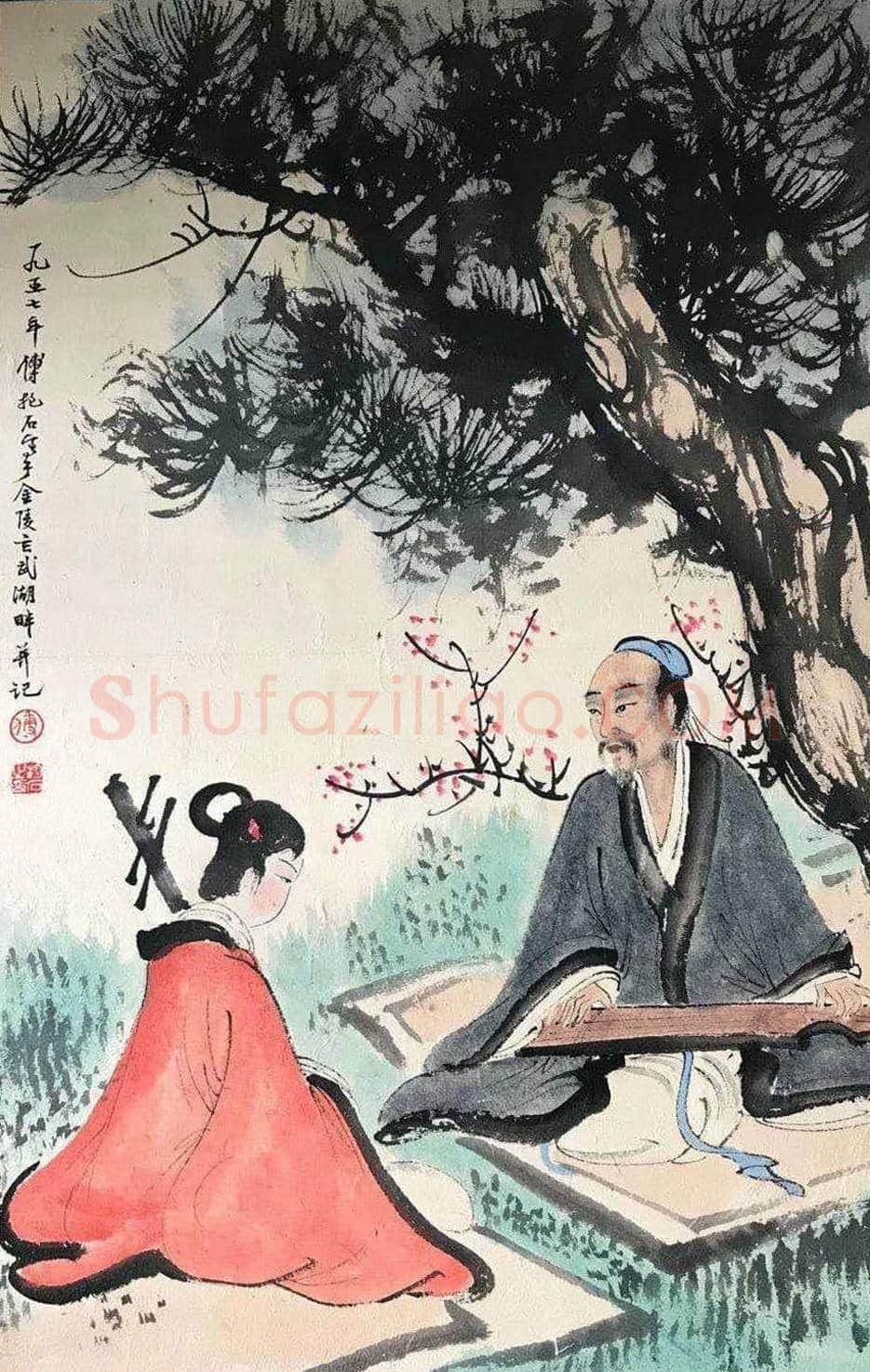魏晋风度 妙笔生花——傅抱石《人物册页》 | 国画欣赏