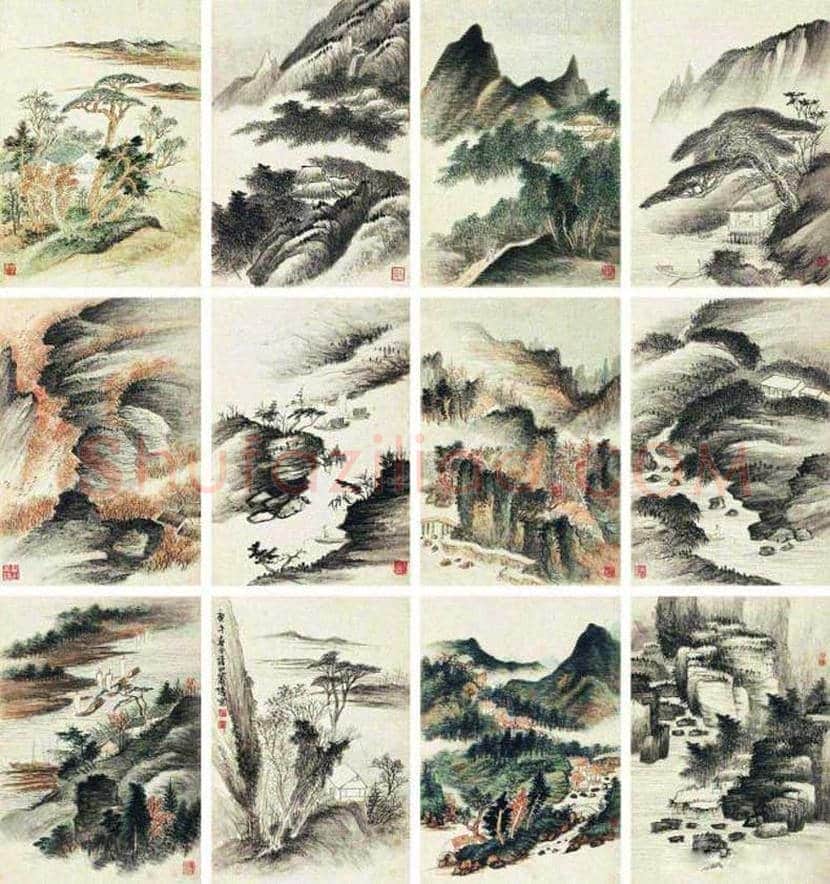 萧谦中山水画欣赏 | 书画学堂