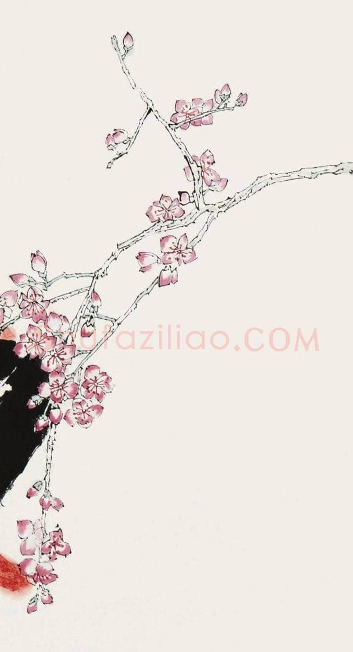 石鲁《一枝红杏》,晚年人物画精品! | 书画常识