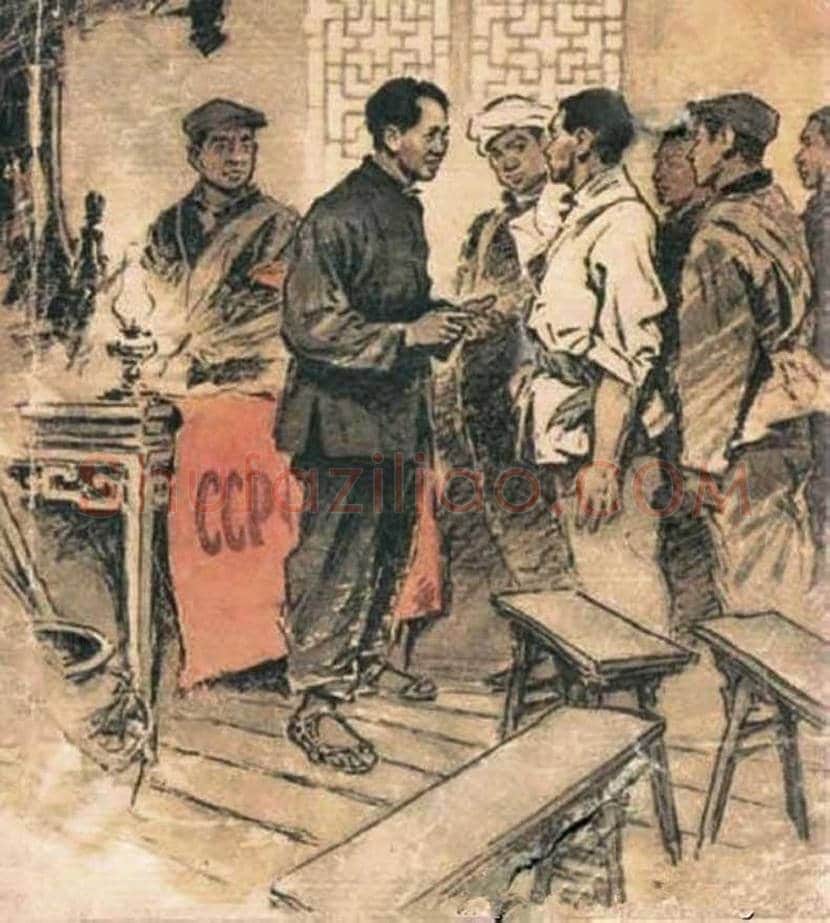 红色画家董辰生的插图作品欣赏 | 书画学堂
