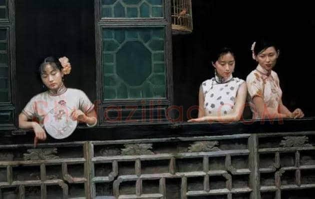 陈逸鸣笔下的女人,也极具东方神韵! | 书画资料