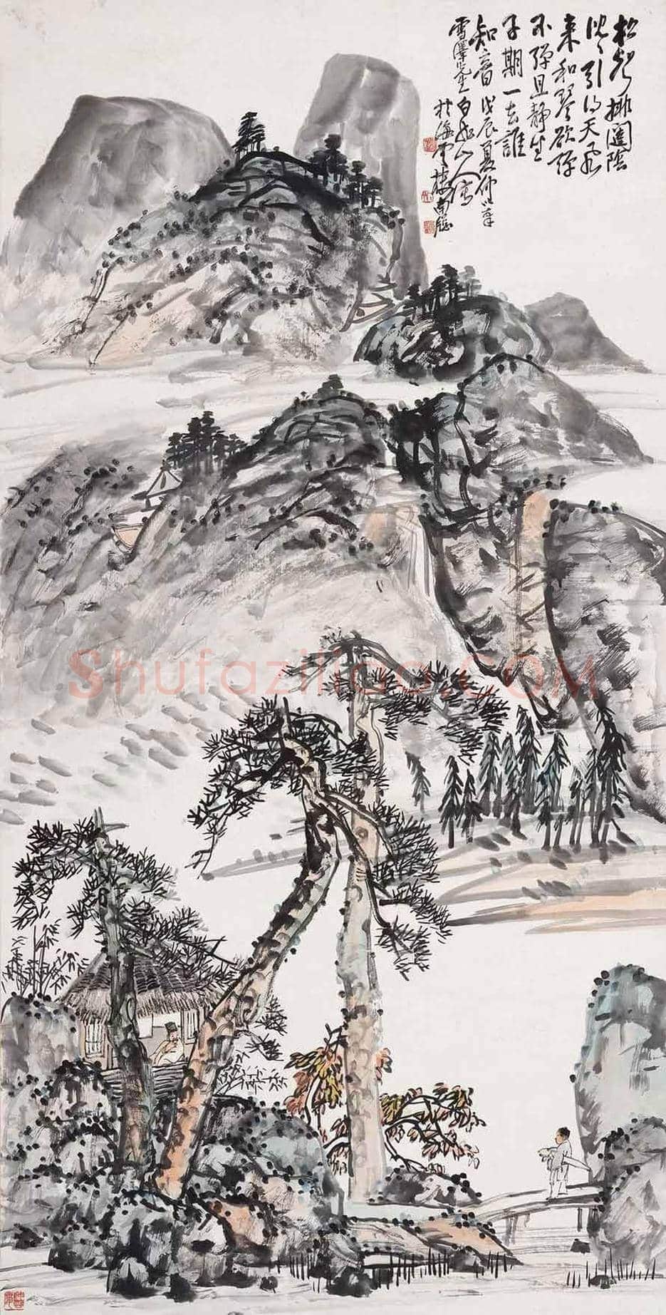 王震即是商业巨子，又是画界精英！ | 书画百科