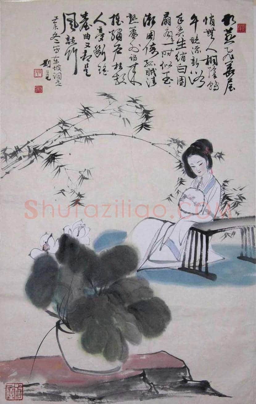 刘旦宅人物画作品欣赏 | 书画讲解