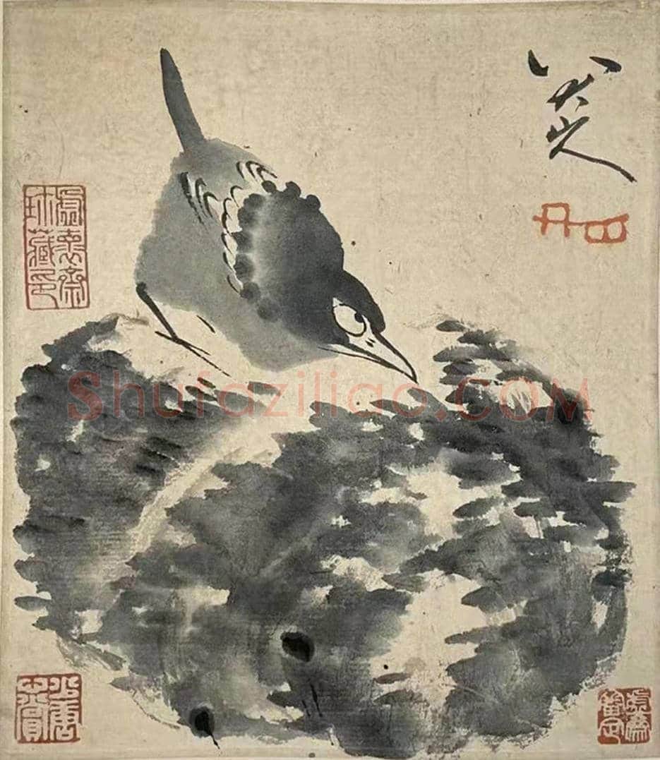 笔简意浓——八大山人极品《花鸟册》 | 国画赏析