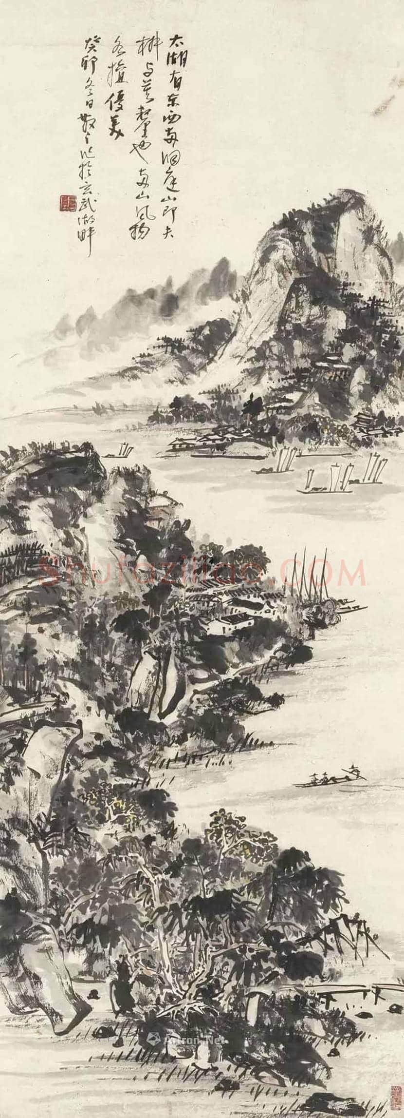 林散之山水作品欣赏及拍卖价格 | 书画知识