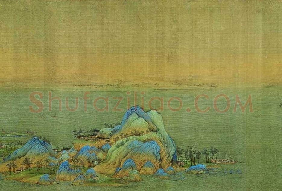 北宋王希孟《千里江山图卷》欣赏 | 书画学堂