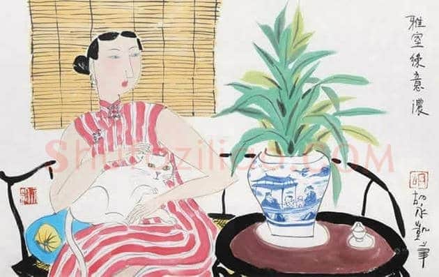 胡永凯作品欣赏-美人依旧 | 书画文摘