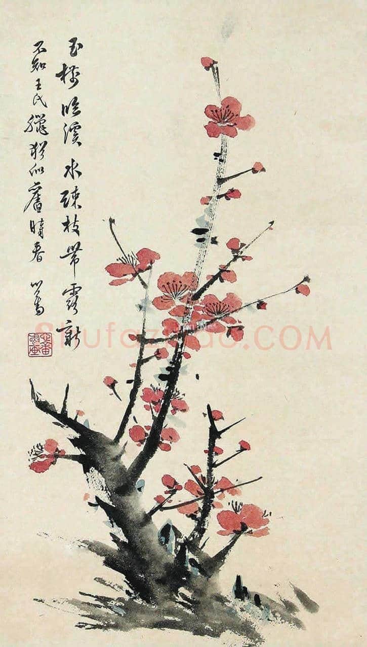 溥儒花卉作品欣赏 | 书画知识