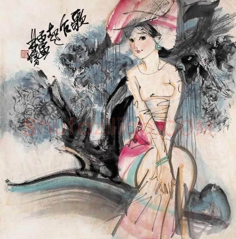 林墉精品水墨人物作品欣赏 | 书画讲解