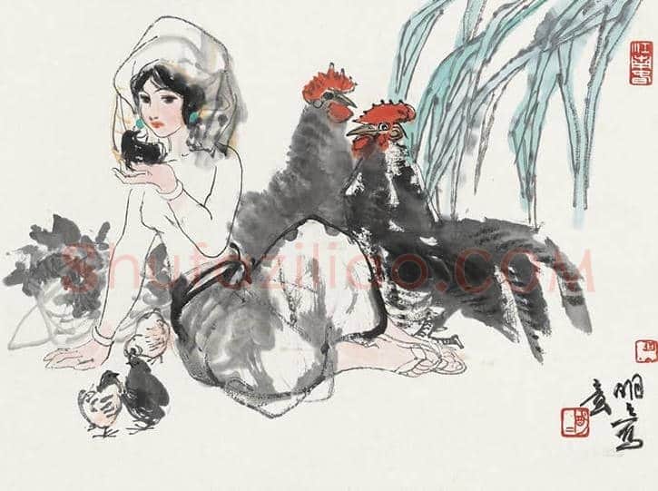 王明明人物画之时装人物少女篇 | 书画百科