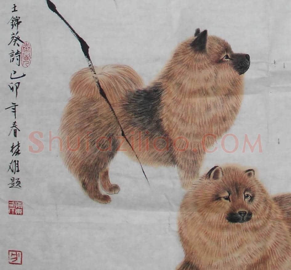 方楚雄作品《母子情》 | 国画图片