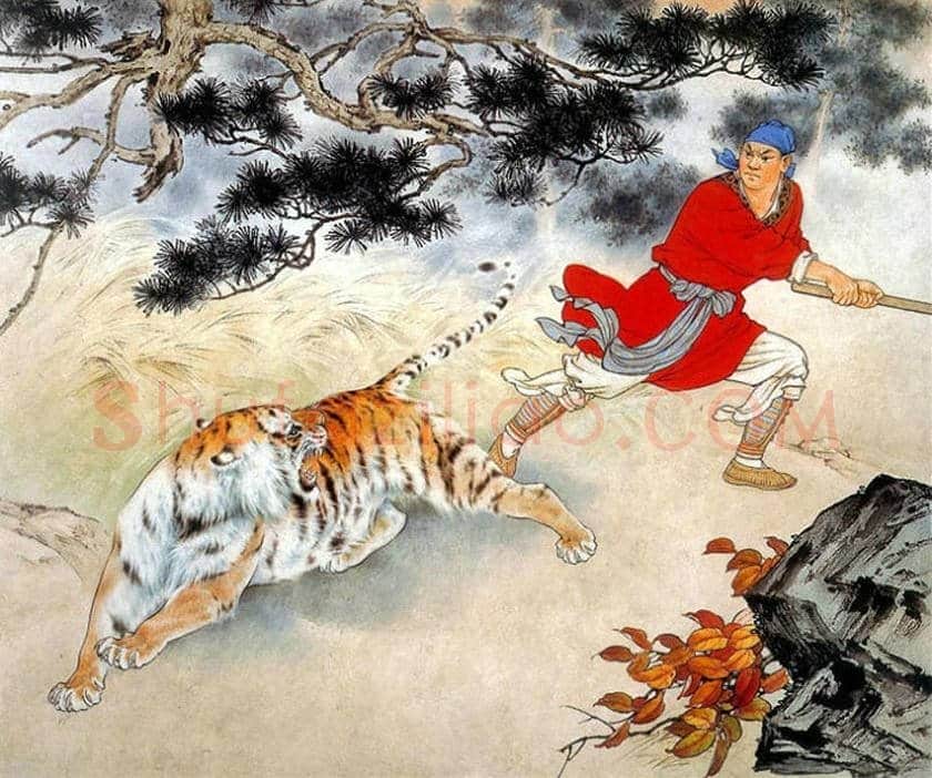 刘继卣连环画《武松打虎》欣赏 | 书画资料