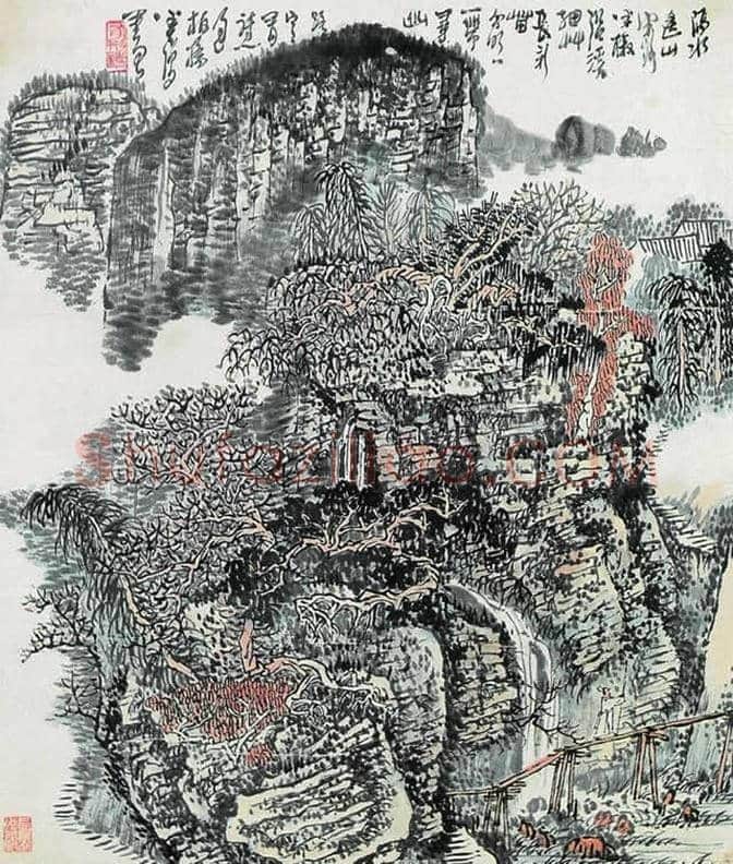 绘画奇人黄秋园作品欣赏(100幅) | 书画百科
