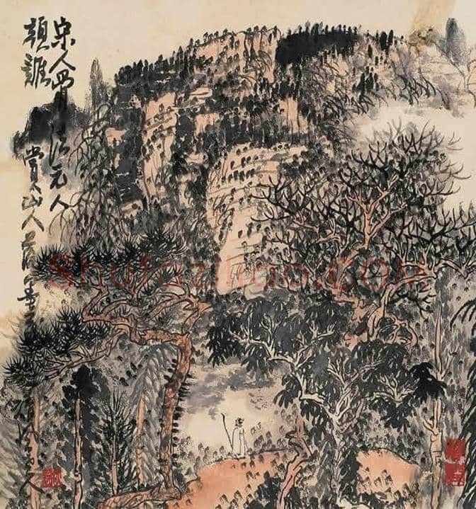 绘画奇人黄秋园作品欣赏(100幅) | 书画百科