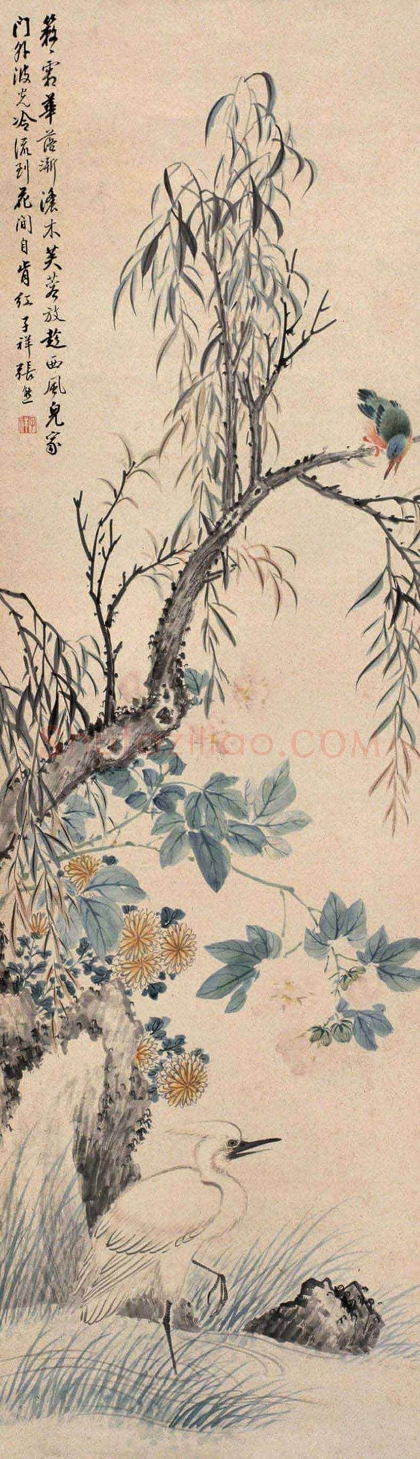张熊花鸟画作品欣赏 | 书画常识