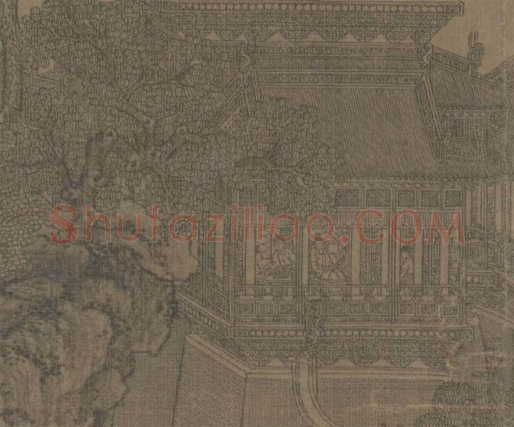 王冕界画《岳阳楼图》欣赏 | 传世国画作品