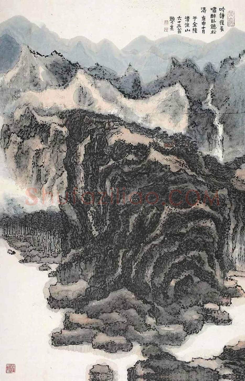 赖少其笔下的黄山 | 书画常识
