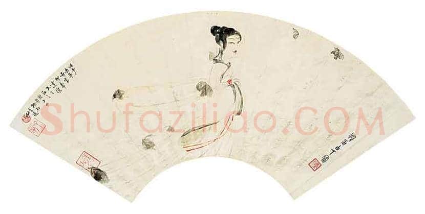 傅抱石扇面欣赏及拍卖 | 书画百科