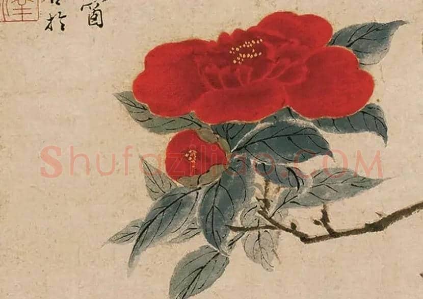 王武作品《花竹栖禽图》欣赏 | 书画知识