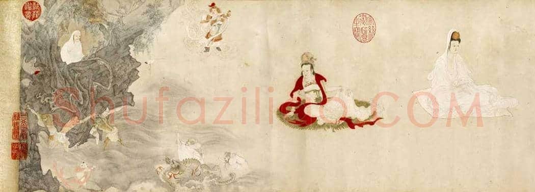 丁云鹏《五相观音图》图赏 | 传世国画赏析