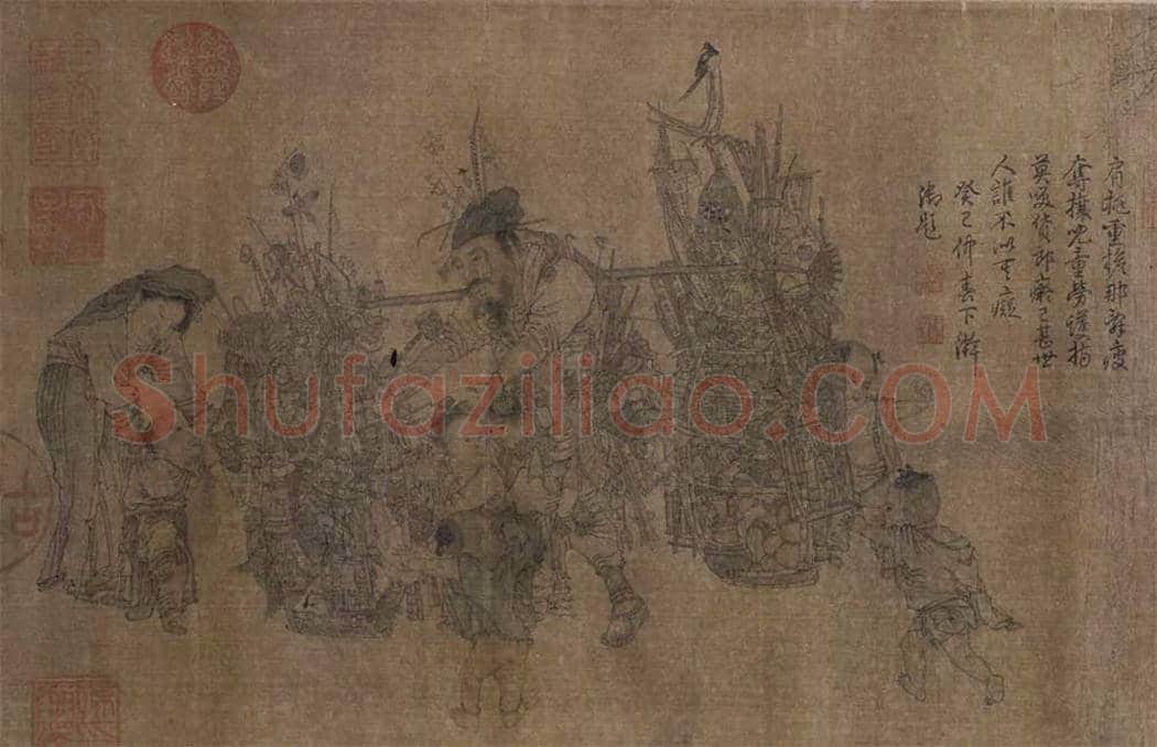 李嵩《货郎图》欣赏 | 著名国画欣赏