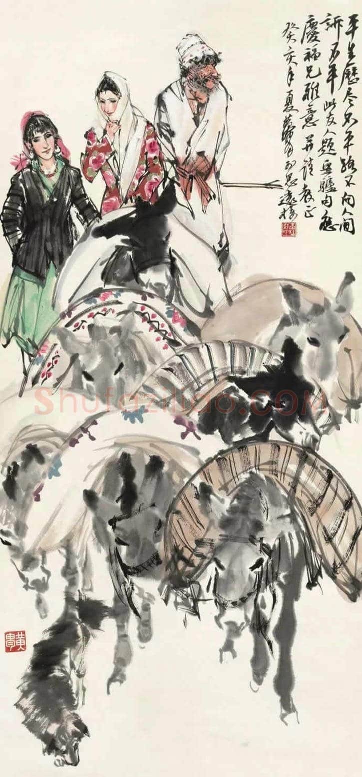 黄胄高清作品欣赏,喜欢书画者不可错过! | 书画常识
