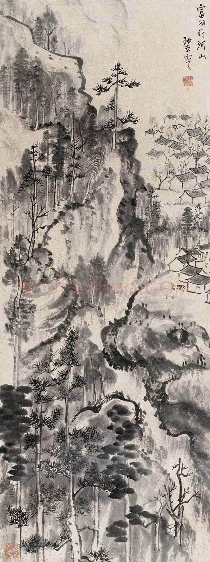 赵望云国画作品欣赏 | 书画常识