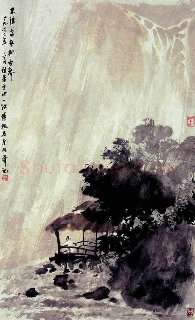 傅抱石山水画高清大图，美醉了！ | 书画科普