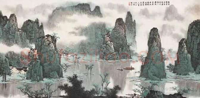 白雪石绘画作品《桂林山水》欣赏(100幅) | 书画文摘