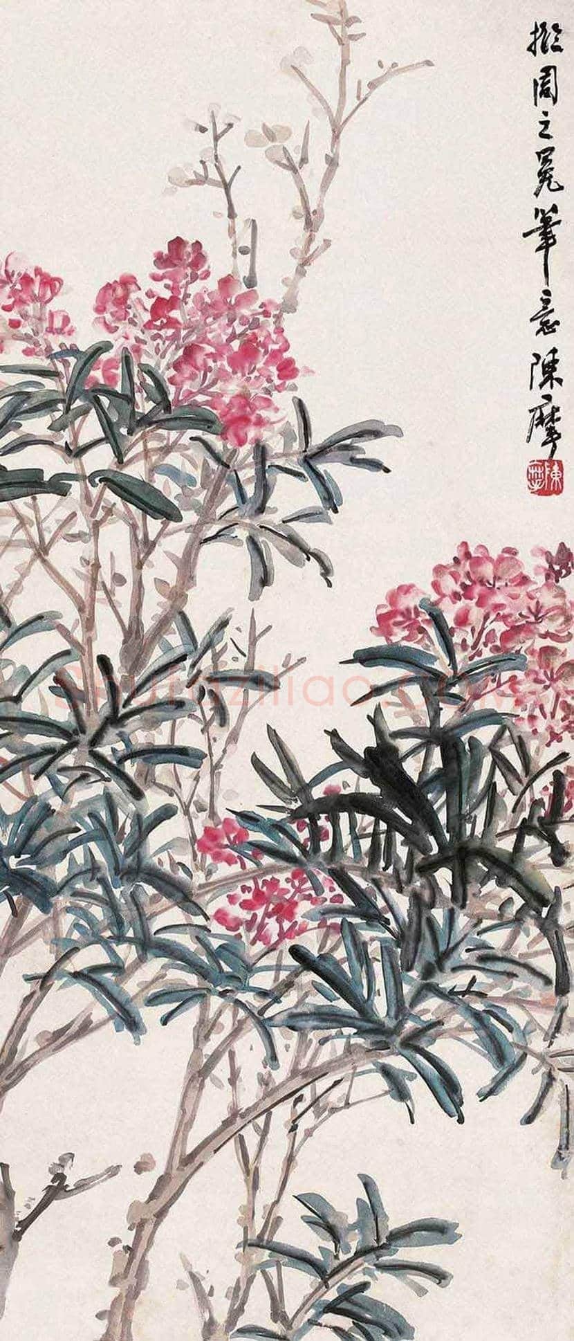 陈摩作品欣赏 | 书画资料