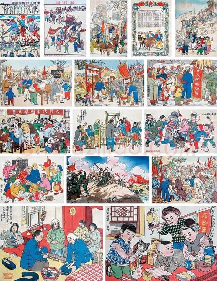 张仃漫画及版画欣赏 | 书画讲解