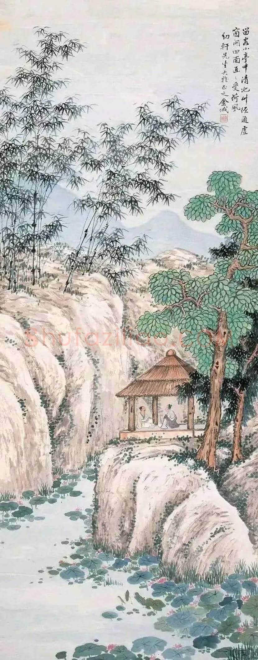 金城山水画作品欣赏 | 书画学堂