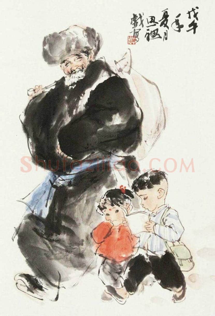 周思聪人物画作品欣赏 | 书画讲解