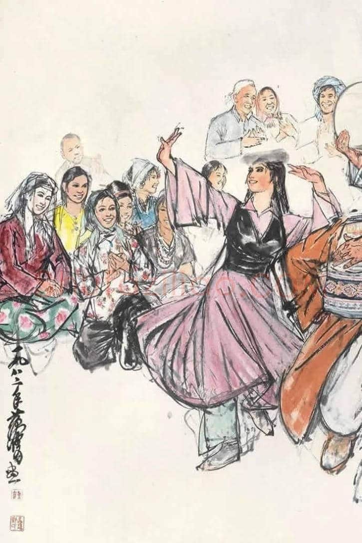 黄胄高清作品欣赏,喜欢书画者不可错过! | 书画常识
