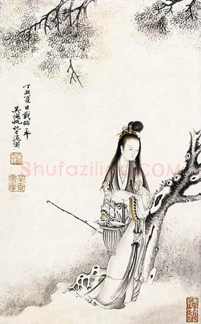 吴湖帆人物画欣赏 | 书画资料