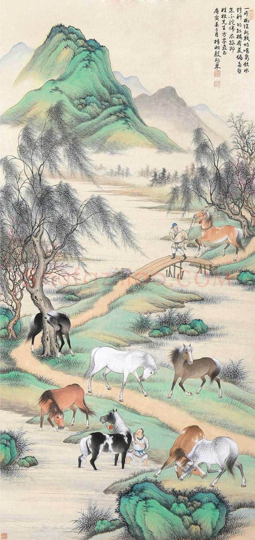 殷梓湘作品欣赏 | 书画科普
