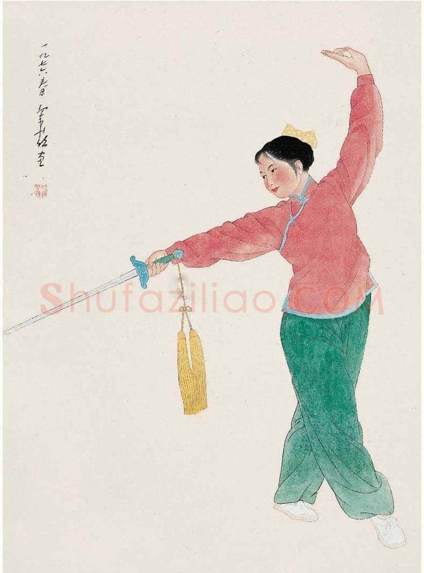潘洁滋简介及工笔重彩人物画欣赏 | 书画知识