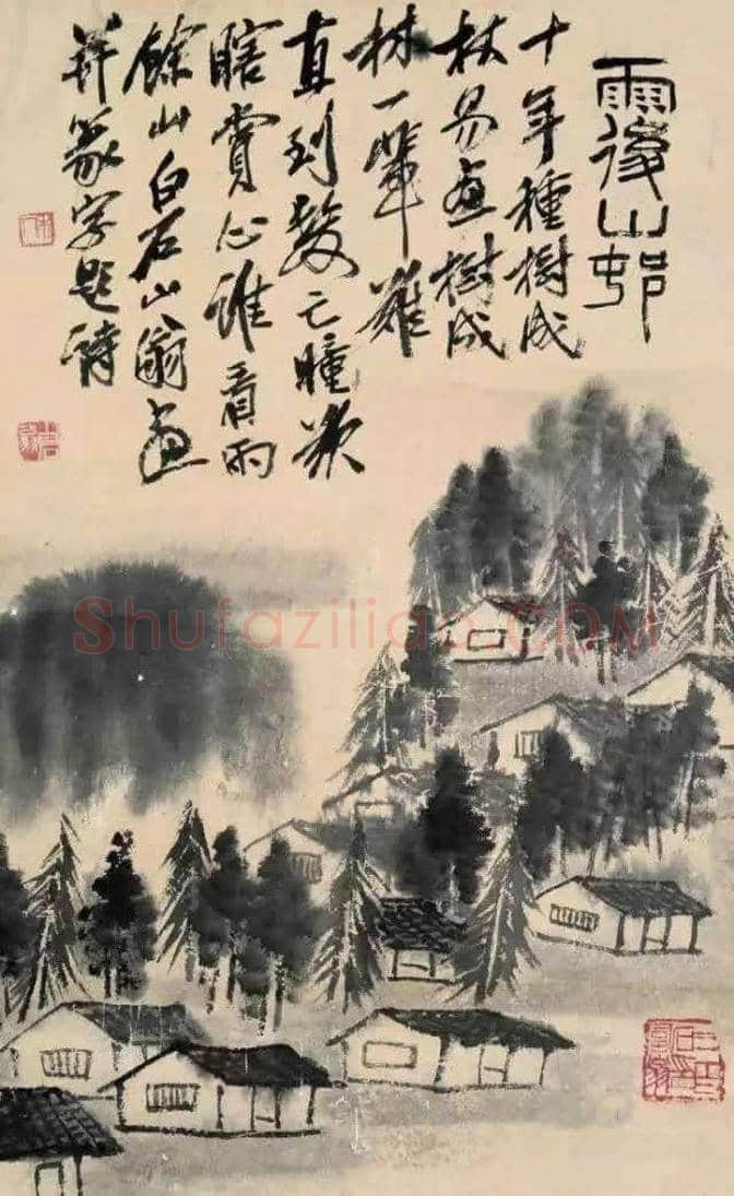 齐白石山水画:一笔一画皆真意 | 书画文摘
