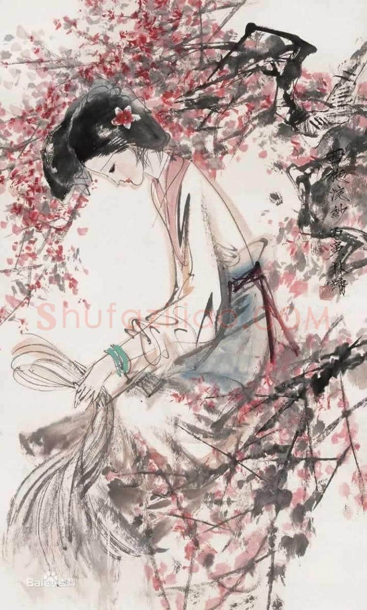 林墉精品水墨人物作品欣赏 | 书画讲解