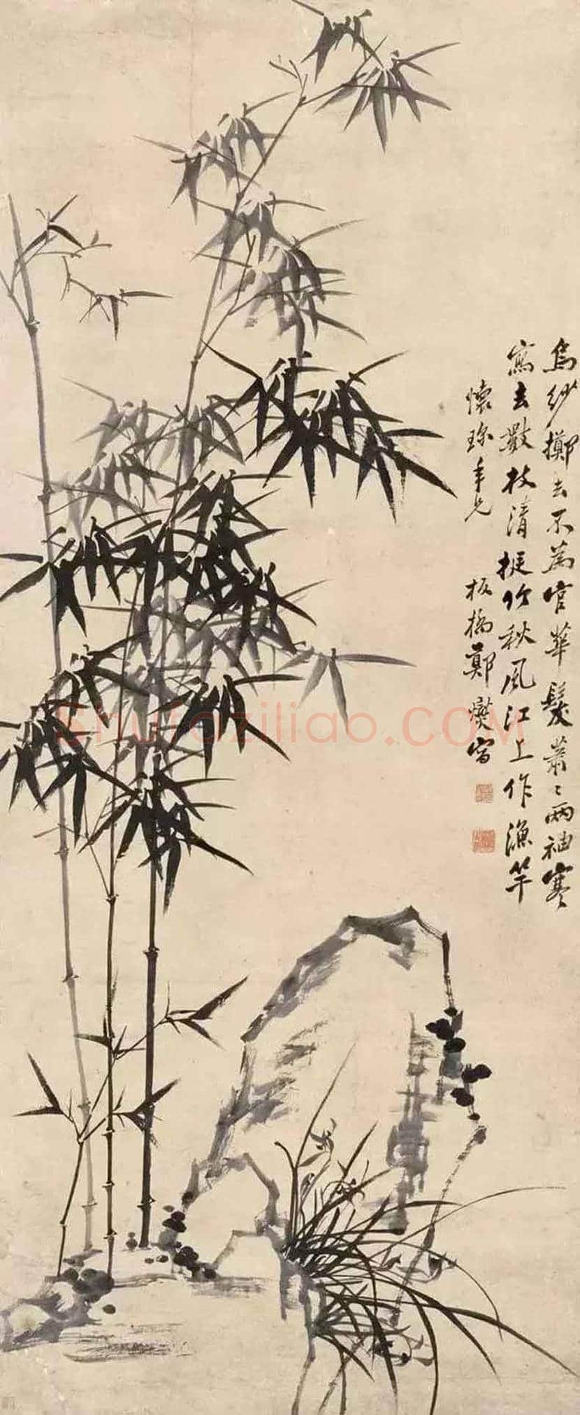 郑板桥笔下的竹子,养心又养性 | 书画科普