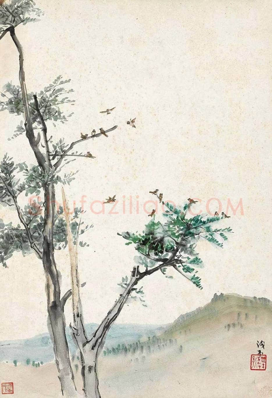 叶浅予山水画作品欣赏 | 书画百科