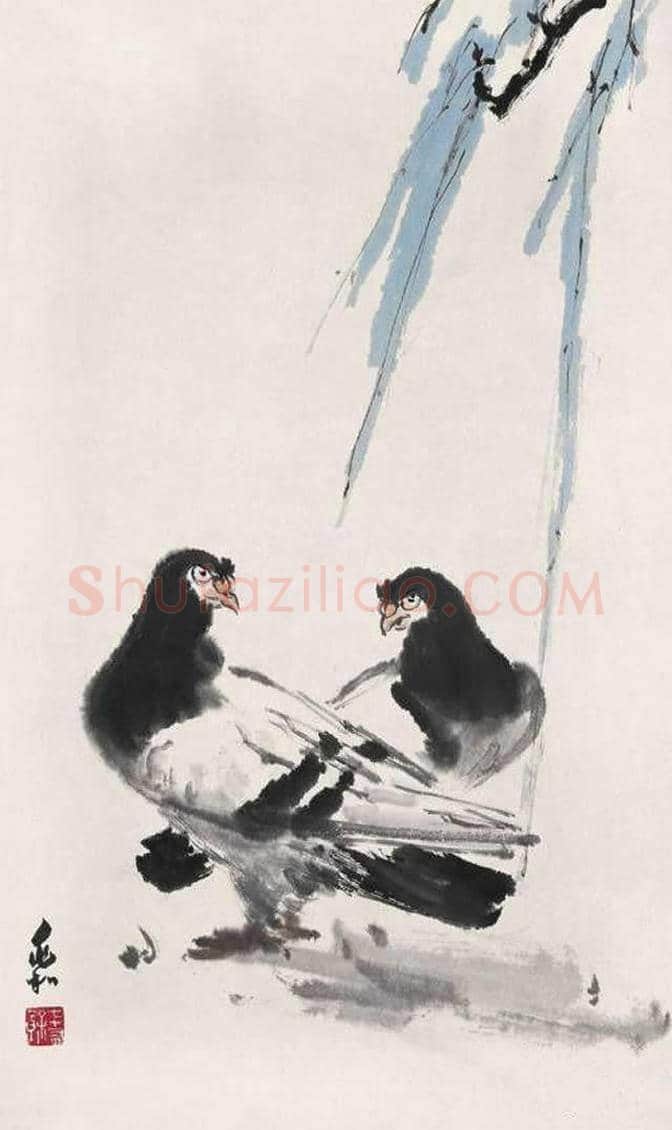 蒋兆和人物画精选 | 书画知识