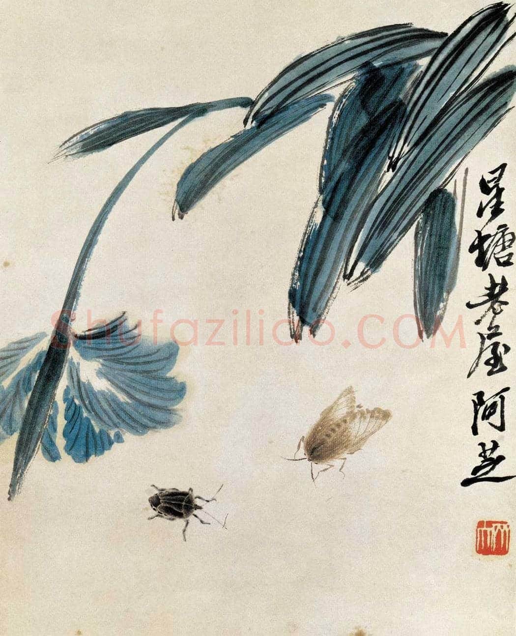 齐白石作品高清大图欣赏 | 书画百科