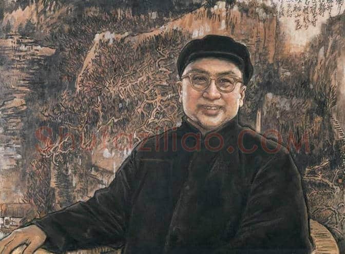 界画大师黄秋园作品《层岩古木》，晚年精品 | 国画欣赏